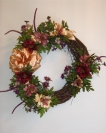 18" Rose Wreath