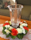 9" Rose Candle Ring
