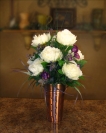 Peony and Rose Centerpiece